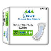 Secure Personal Care Products Moderate Pads Extra